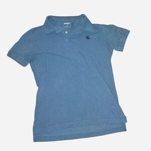 Light Blue Vintage Y2K Express Men's Polo Size Small
